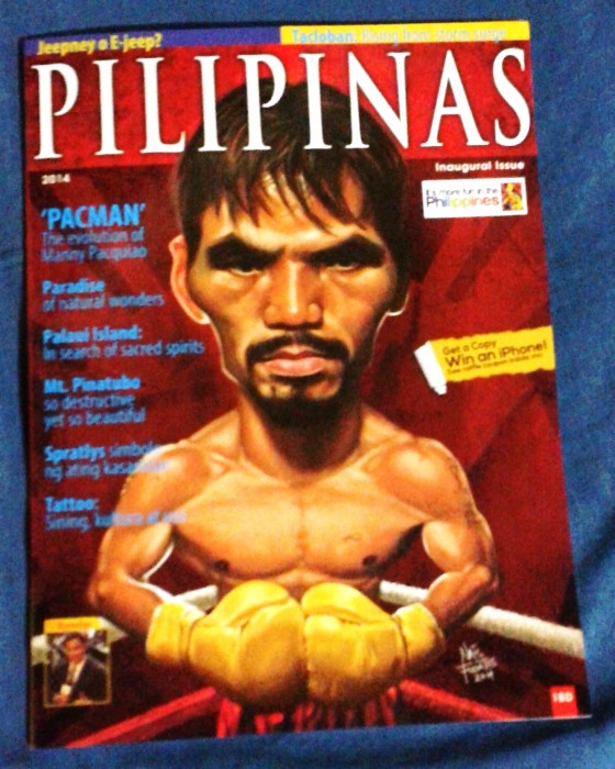 Pilipinas Magazine maiden issue 2014. This is distributed in Bahrain.