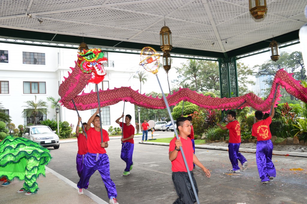 It's the year of the water snake! Photo courtesy of Manila Hotel.