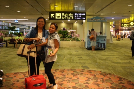 My friend Eisyl and her mom. Singapore is their first visit outside the Philippines.