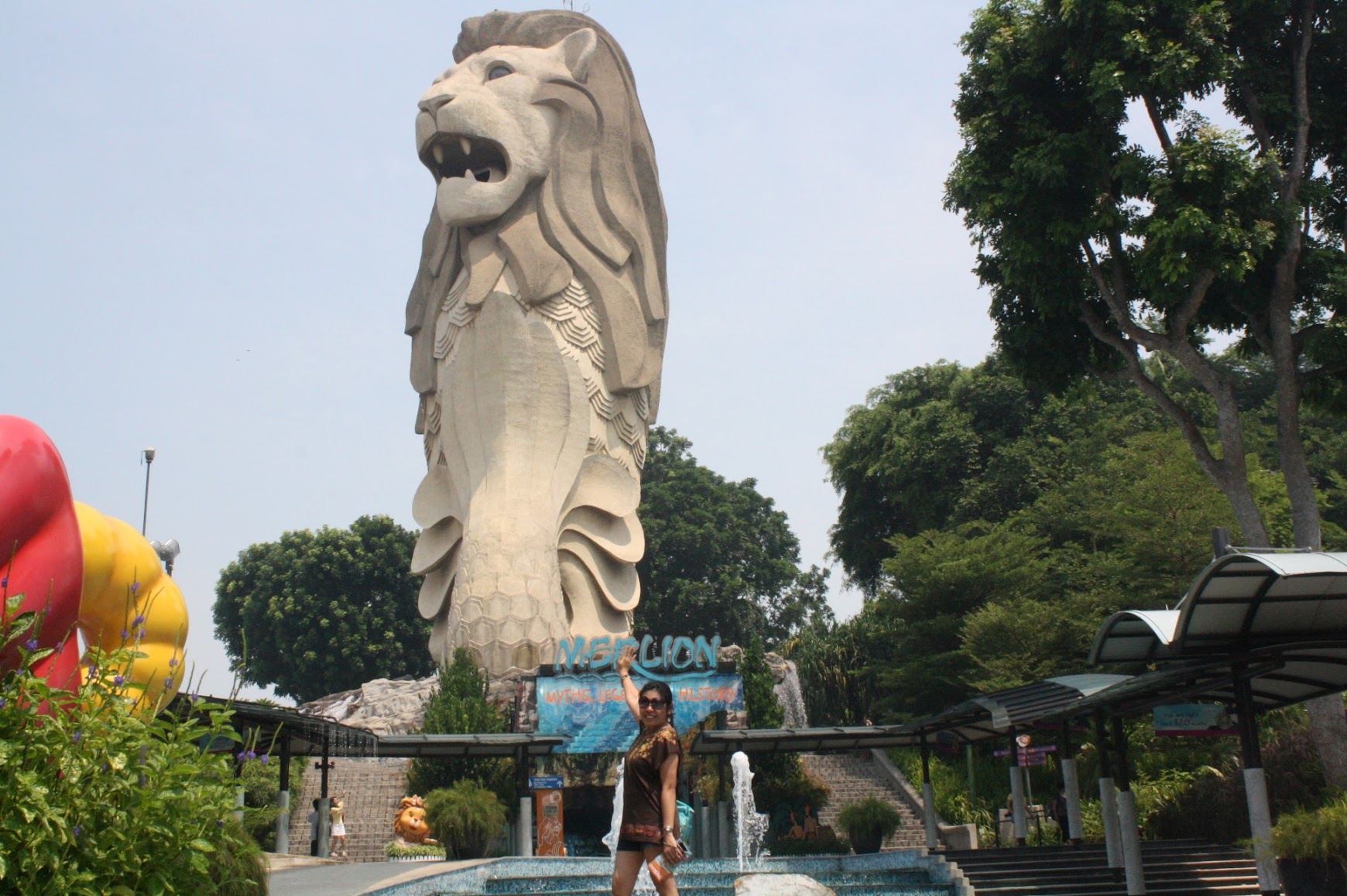 The Merlion at Sentosa
