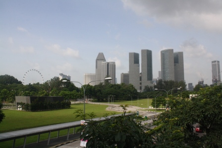 You'd be surprised at how green Singapore is.