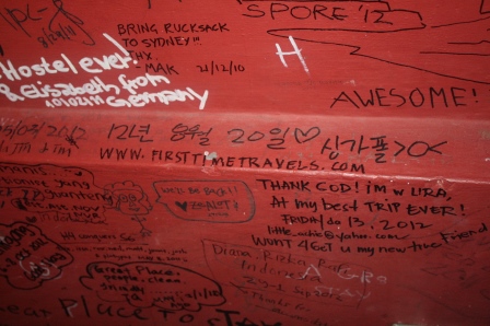 Leave your mark on the wall.