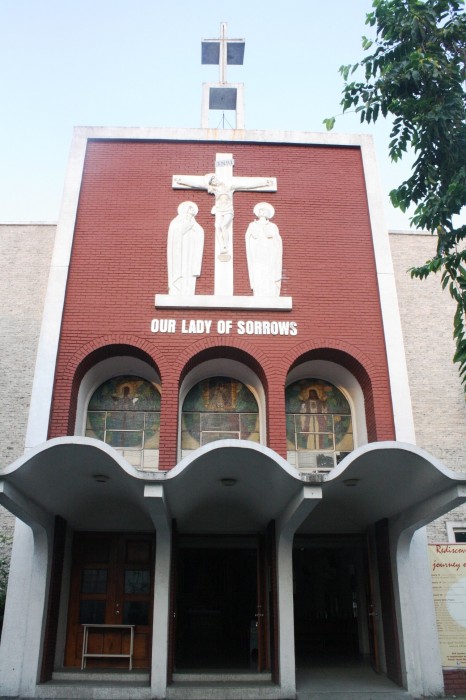 Our Lady of Sorrows facade.