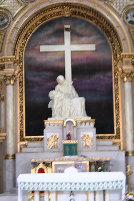 The altar.