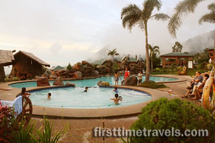 Dip into the pool.