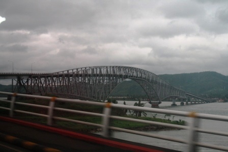 The longest bridge in the archipelago.