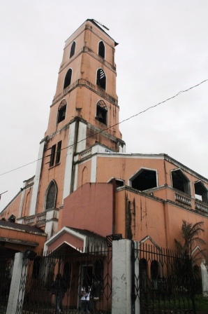 The Sto. Nino Church stands tall.