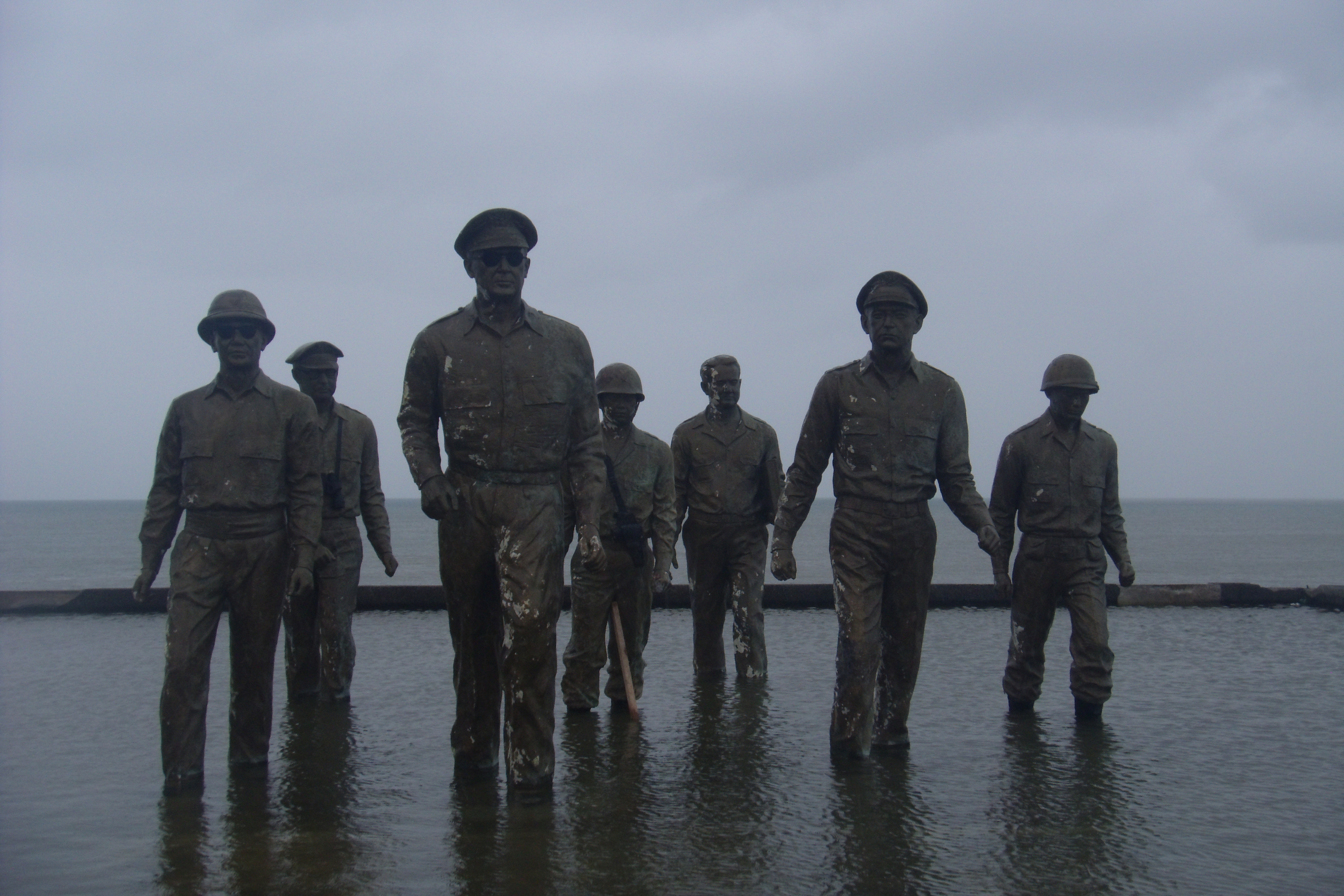 The landing memorial of General MacArthur. Photo by Cherry Viernes.