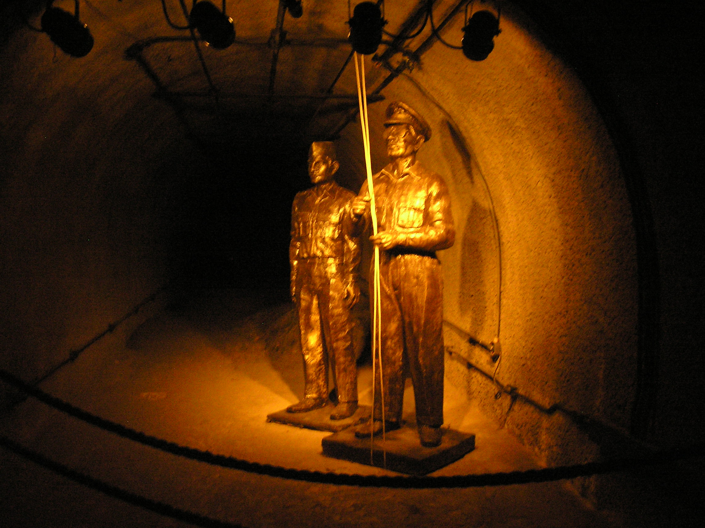 The Malinta Tunnel has a light and sound show of the WW II events.