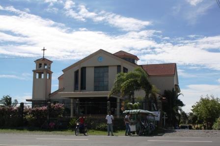 The facade of the Divine Mercy Shrine, Bago City.