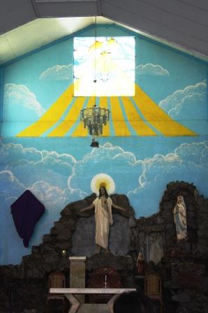 A closer look of the altar.