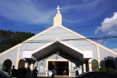 The facade of the Our Lady of Candles in Capitol Heights, Bacolod City.