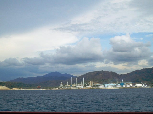 Oil depots at the Batangas port.