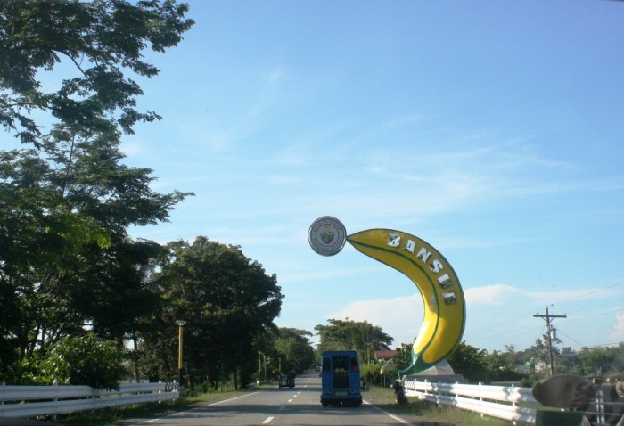 Beautiful signages of towns in Mindoro Oriental.