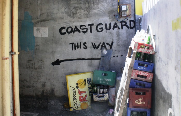To the coast guard office.