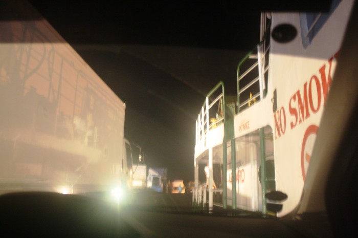 Boarded Maria Teresa.