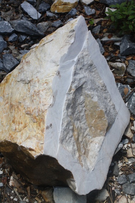 Unpolished rock.