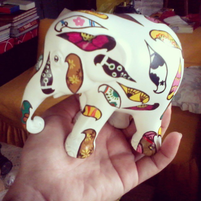 My cute art elephant.