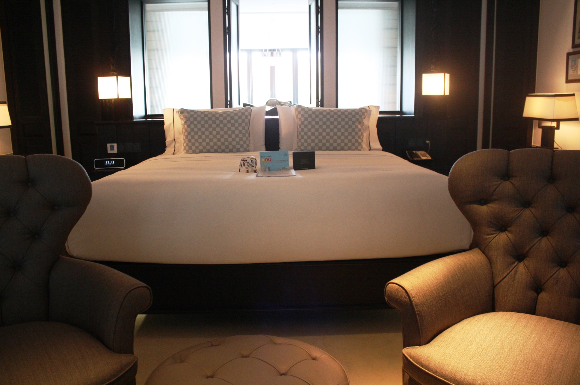 The bedroom and the comfortable bed fit for a royalty.