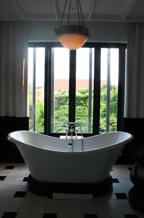 Bathe with a view.