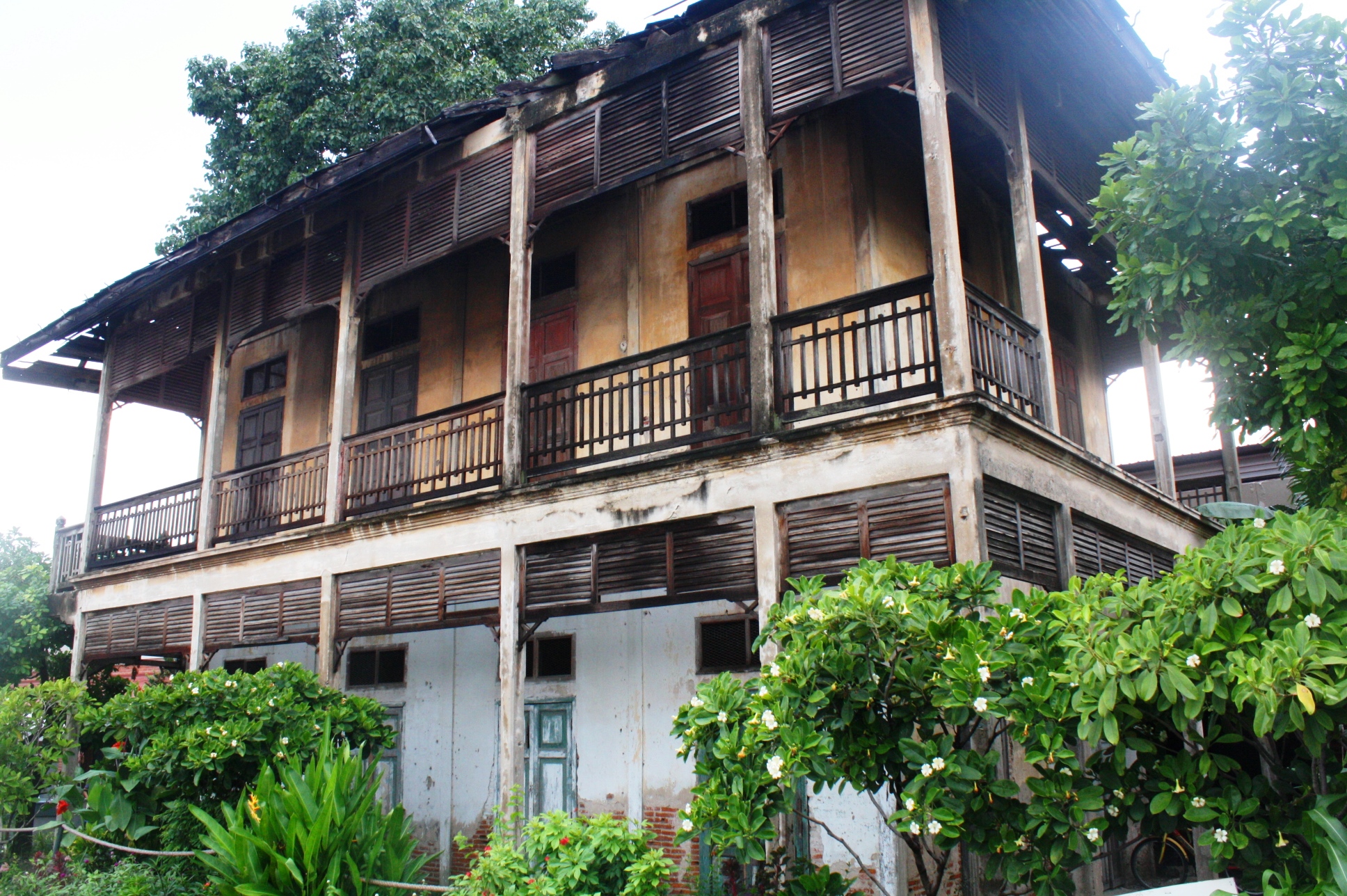 A heritage house is being renovated to become a future historical landmark.