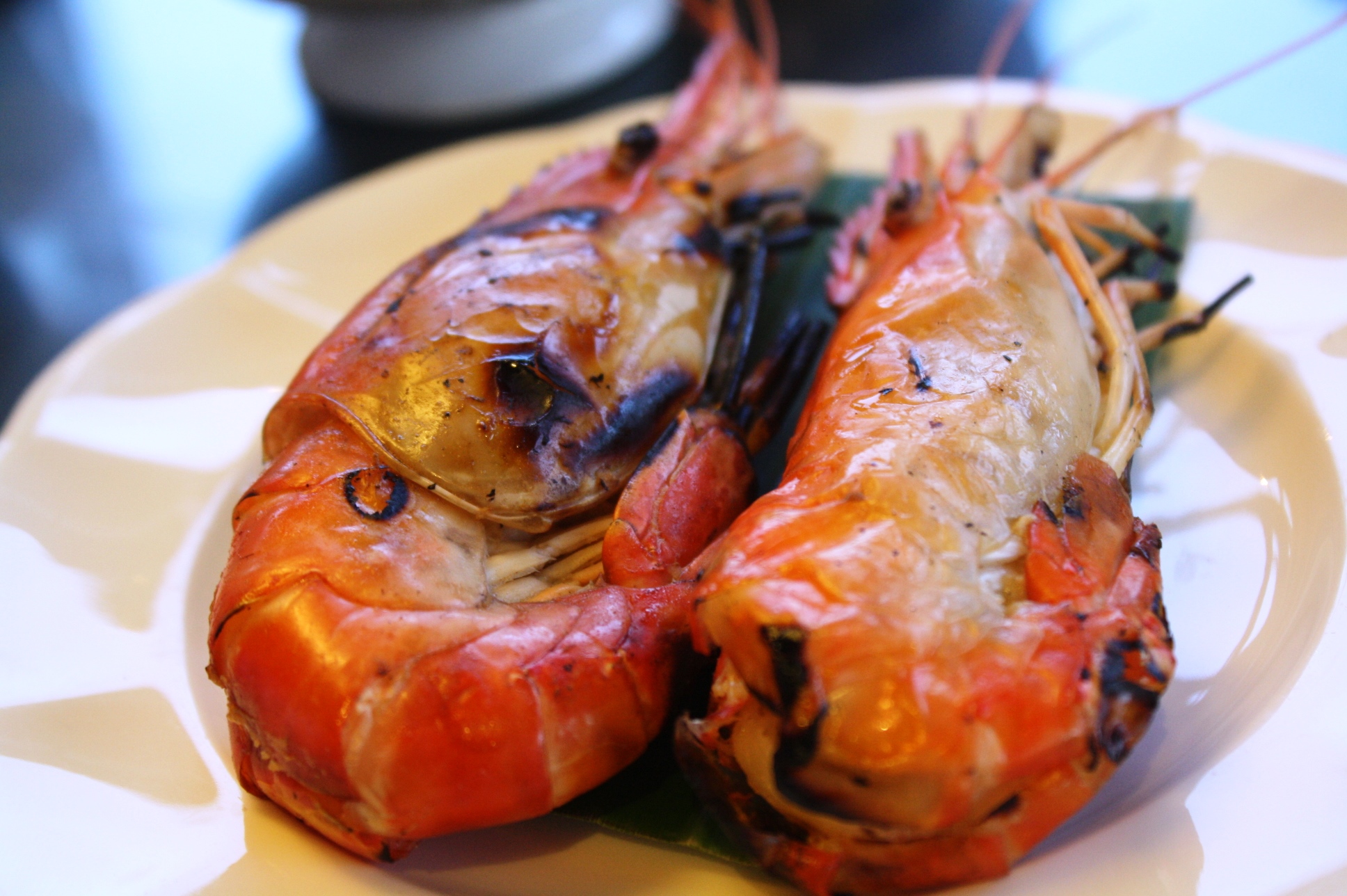 King prawns.