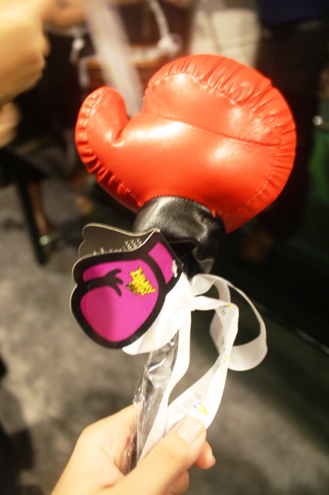 My mini Muay Thai glove.