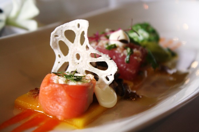 The mouthwatering food served at 137 Pillars House.