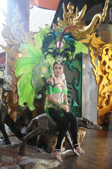 One of the performers.
