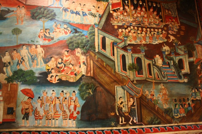 Mural painting.