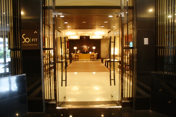 The entrance to LeSpa.