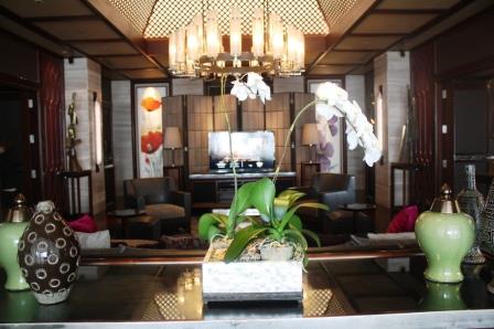 The living room of the Imperial Suite.