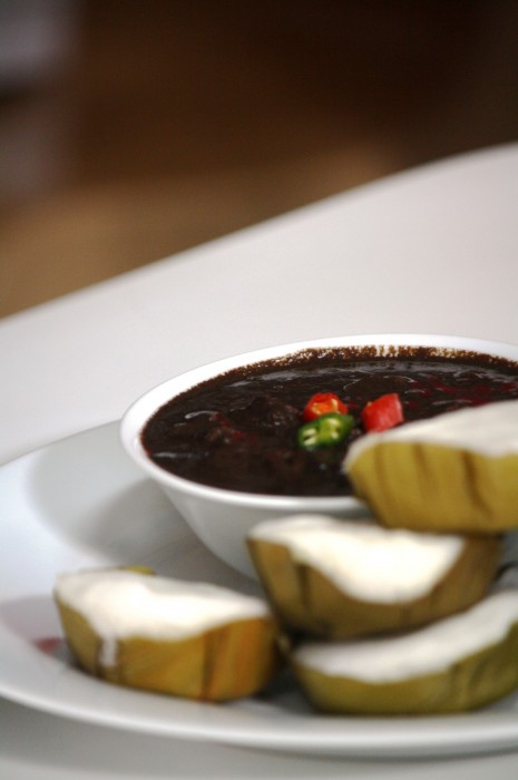 Puto and dinuguan.