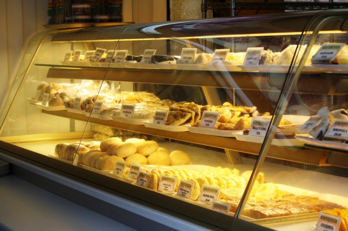 Food on display.