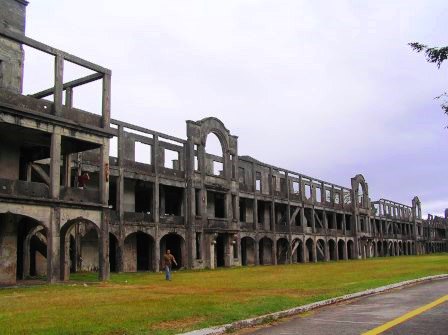 Remnants of WWII in Corregidor Island.