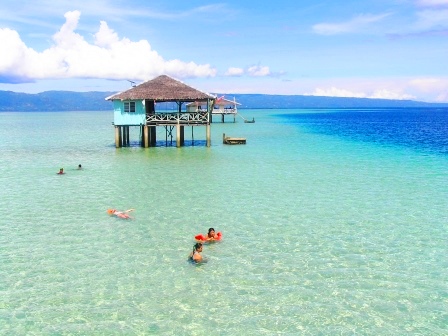 Sand bar in Bais, Negros Oriental.