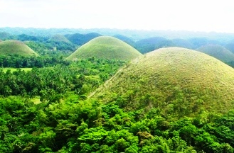 Chocolate Hills in Bohol.