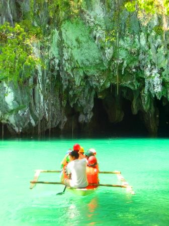 Underground River in Palawan.