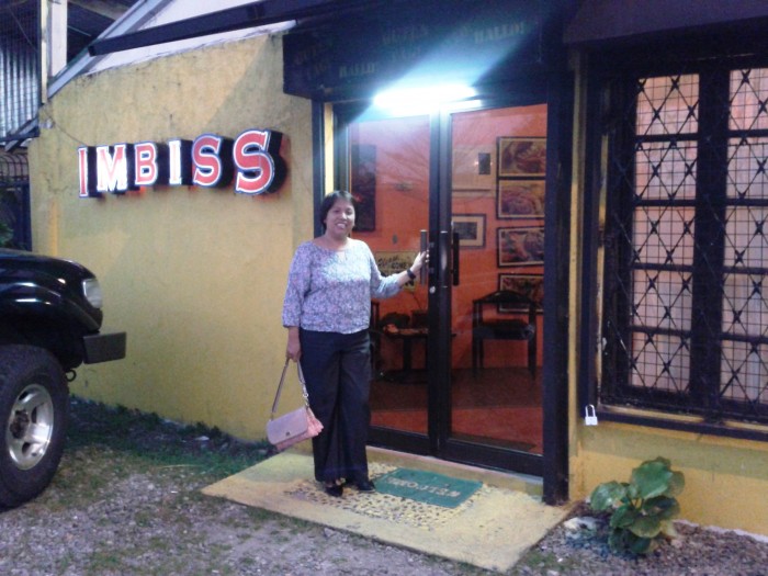 The very unassuming facade of Imbiss. A home seems to wait for you as you enter its doors.