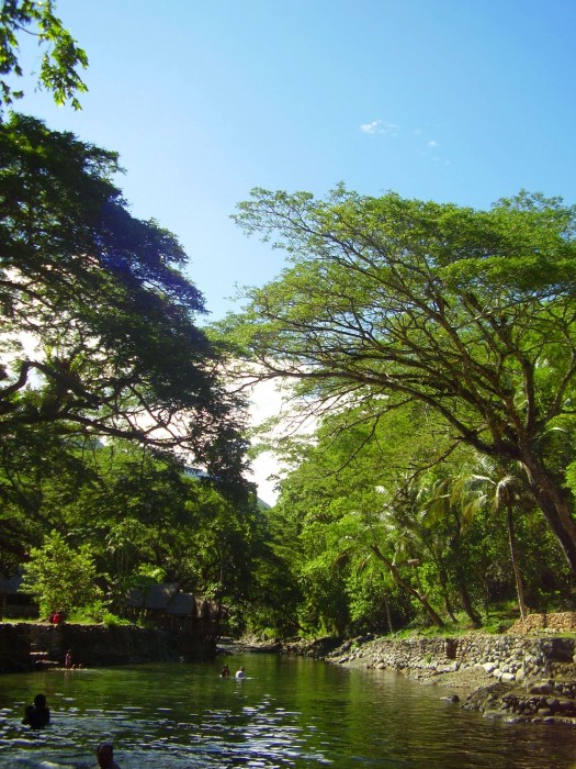 The river in Iwahig Penal Colony.