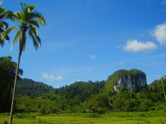 Ugong Rock in Palawan.
