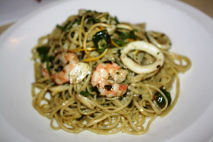 Marinara con Pesto Pasta.