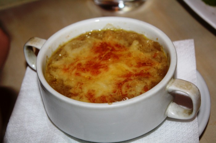 Monsignor Gaston's Traditional French Onion Soup.