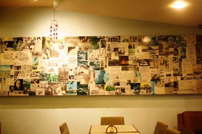 History wall from the pages of Sugarlandia Magazine.