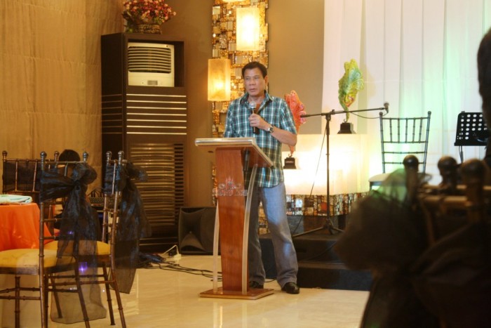 Davao City Mayor Rodrigo Duterte.