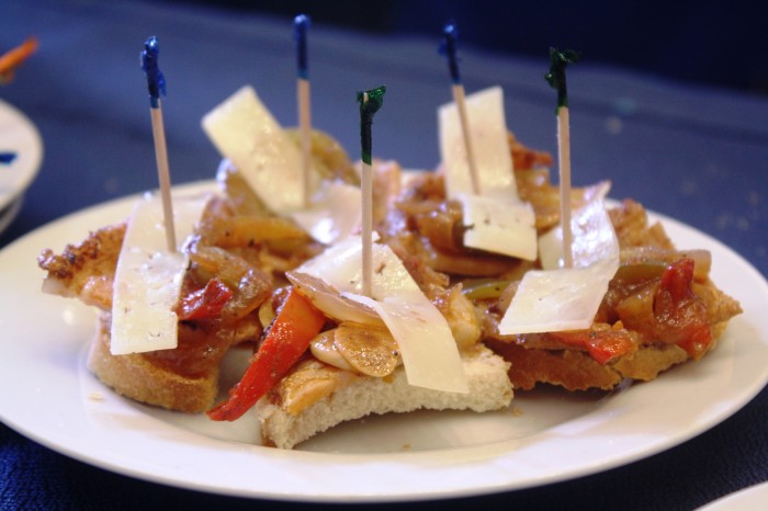 Tapas were also given to us to taste.