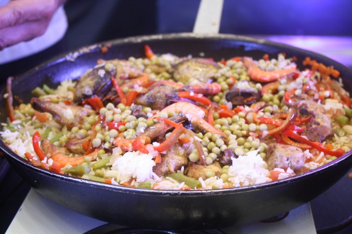 The Paella Valenciana.