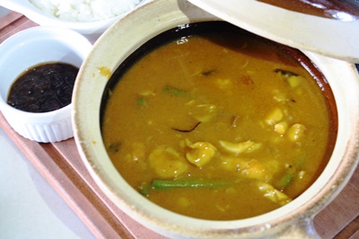 Seafood kare-kare.
