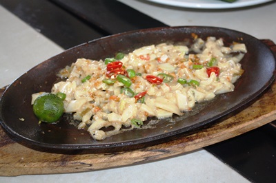 Squid sisig.