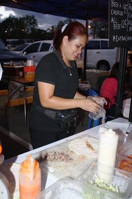 Cafe Bob's Shawarma was a hit.
